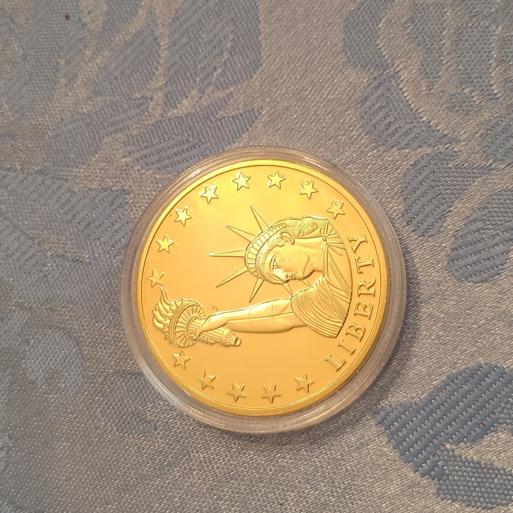 American Mint Gold Plated coin